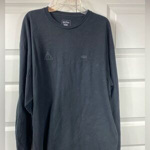 Vans X Harry Potter Long Sleeve Deathly Hallows Shirt XL Classic Fit Extra Large